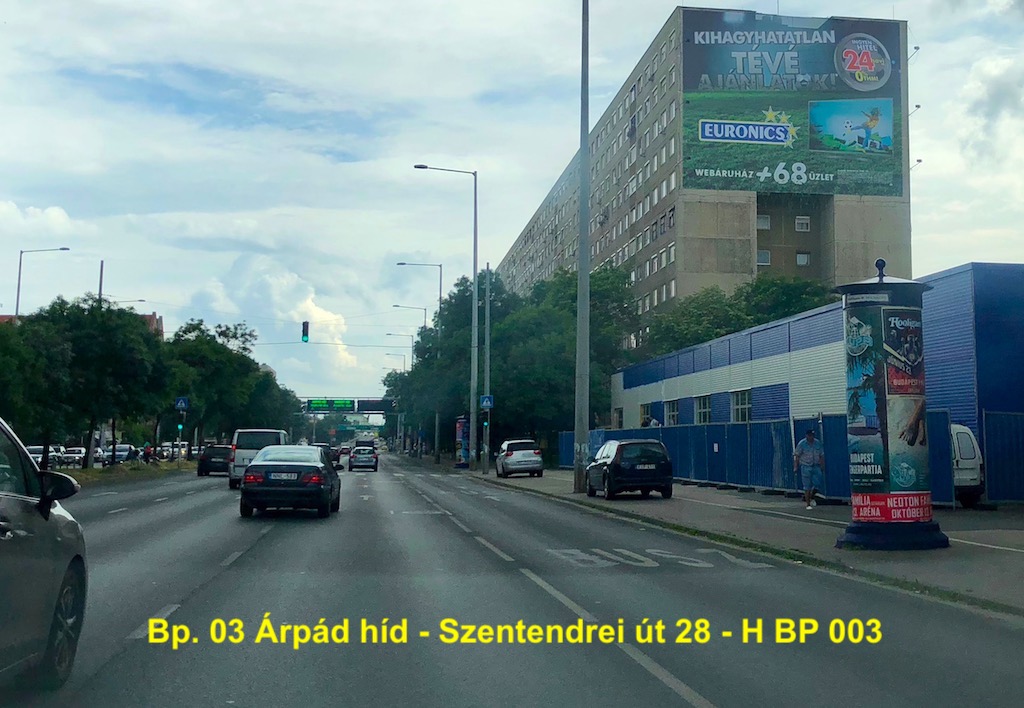 Apróhirdetés, Reklámháló-03. Árpád híd - Szentendrei út 28